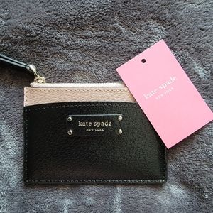 NEW Kate Spade small zip card holder